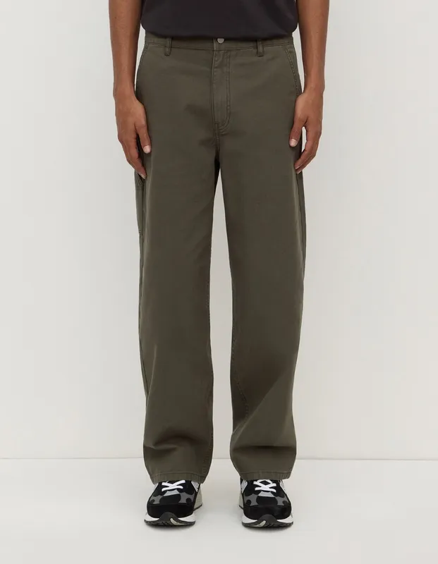 Moss Cotton Carpenter Pants