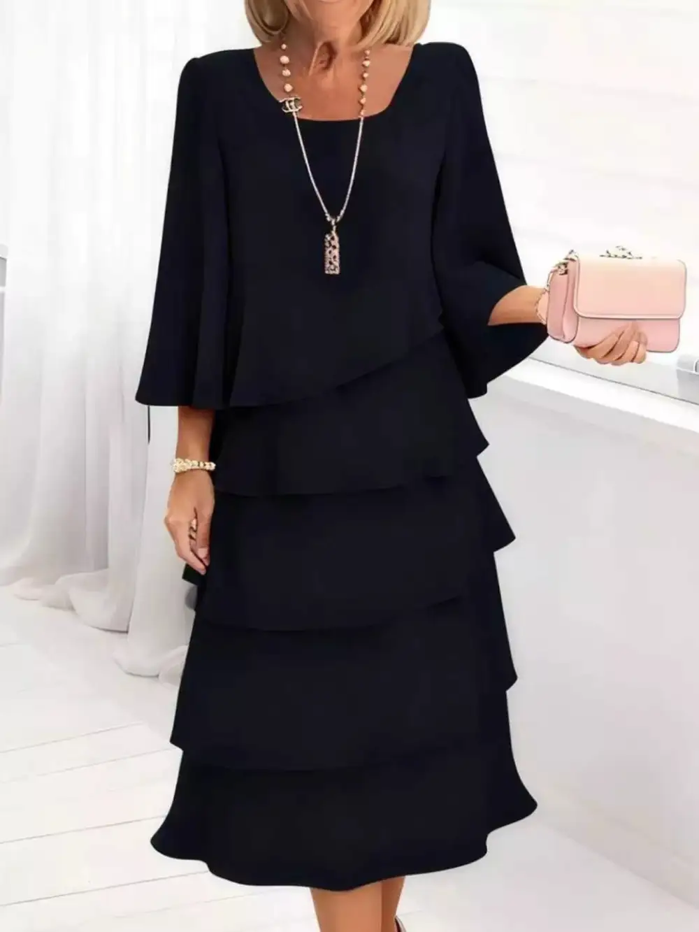 Wearable Cut Ruffle Dress