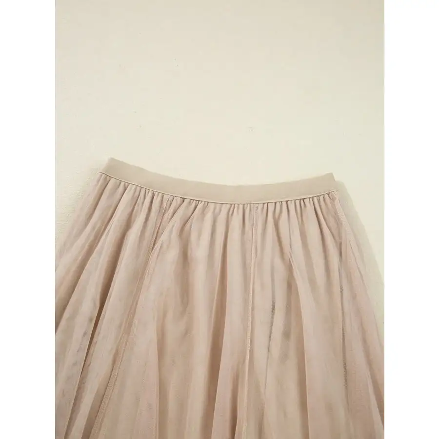 High-waisted Midi Skirt
