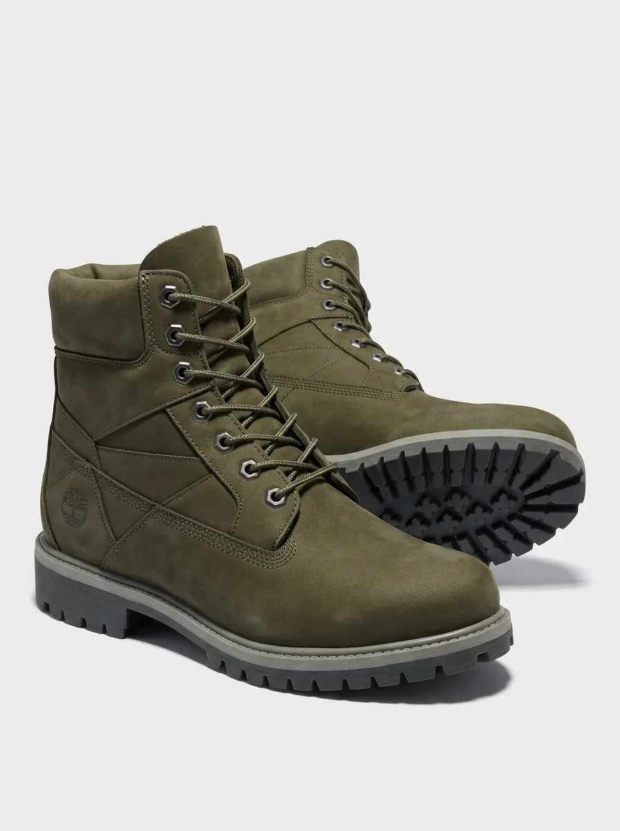 Unisex Everyday Tactical Style Leather Print Work Boots