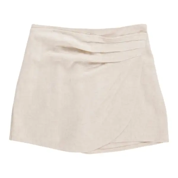 Linen Blend Everyday Skort