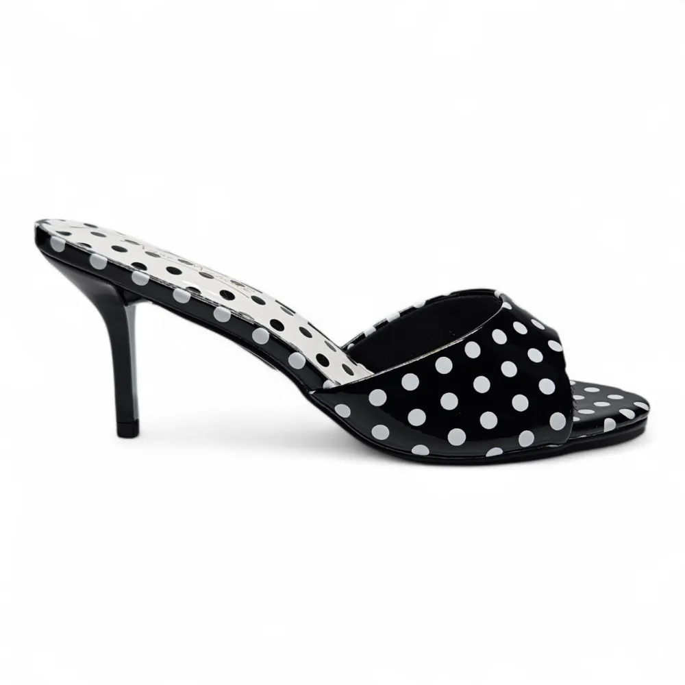 Paris One Band Open Toe Mule Heels