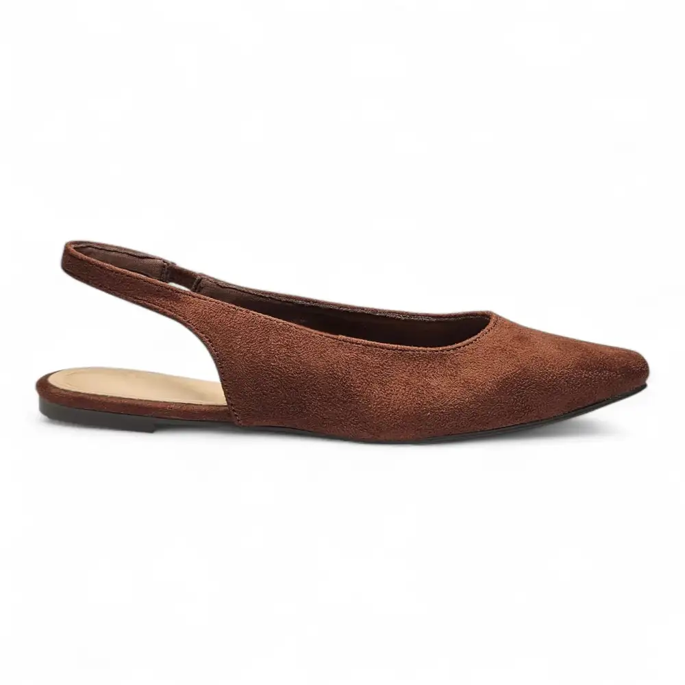 Nior Elegance Snip Toe Slingback Flat