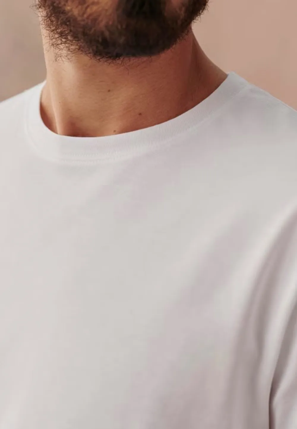 White Plain Crew Neck Everyday Essential T-Shirt