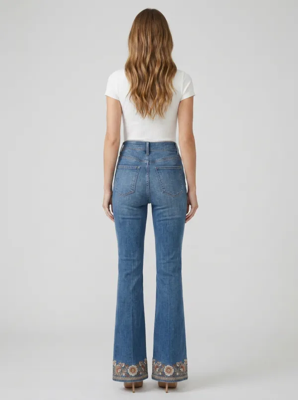 Women's High Waist Casual Denim Jeans