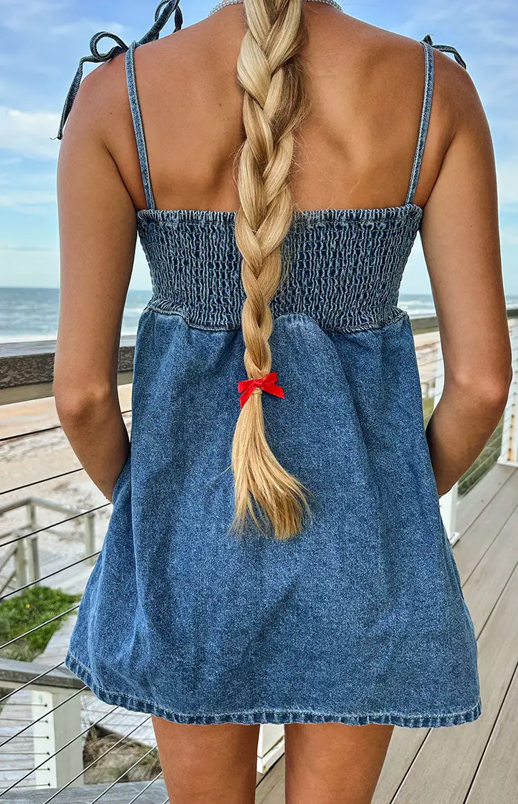 Tie Strap Tie Strap Mini Dress