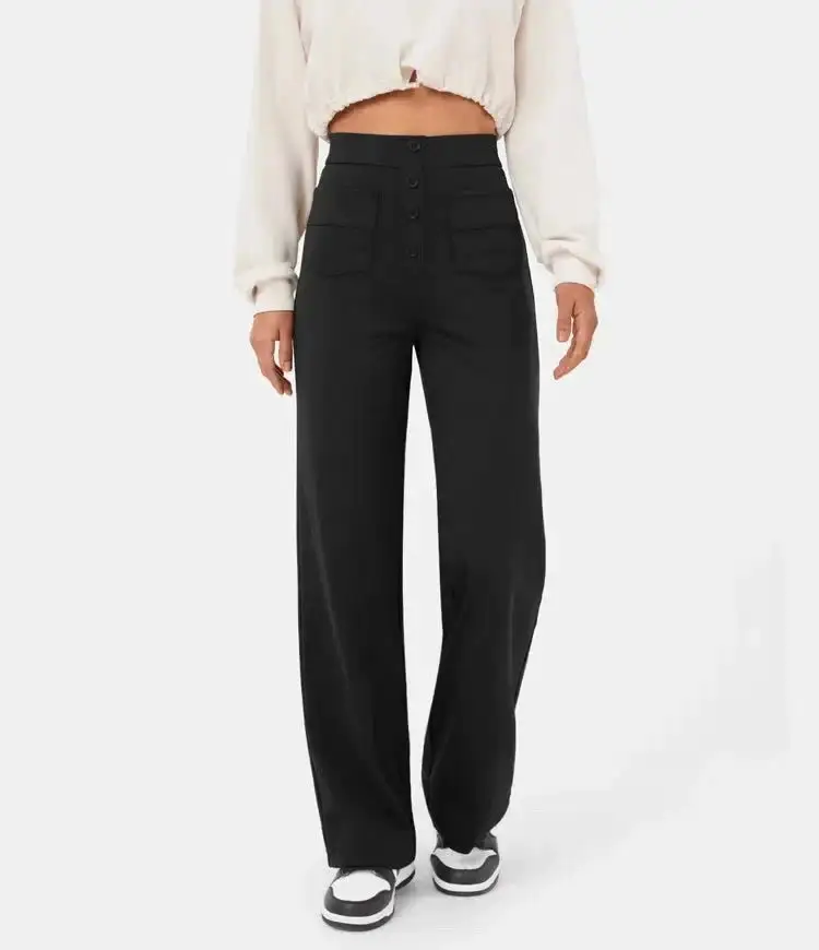 High Waist Everyday Casual Pants