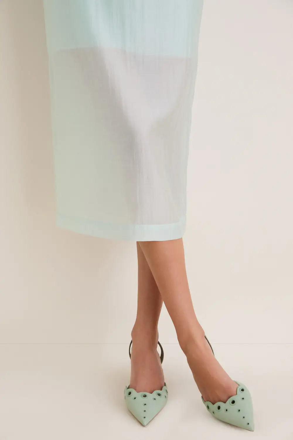 Evening Organza Mini Skirt