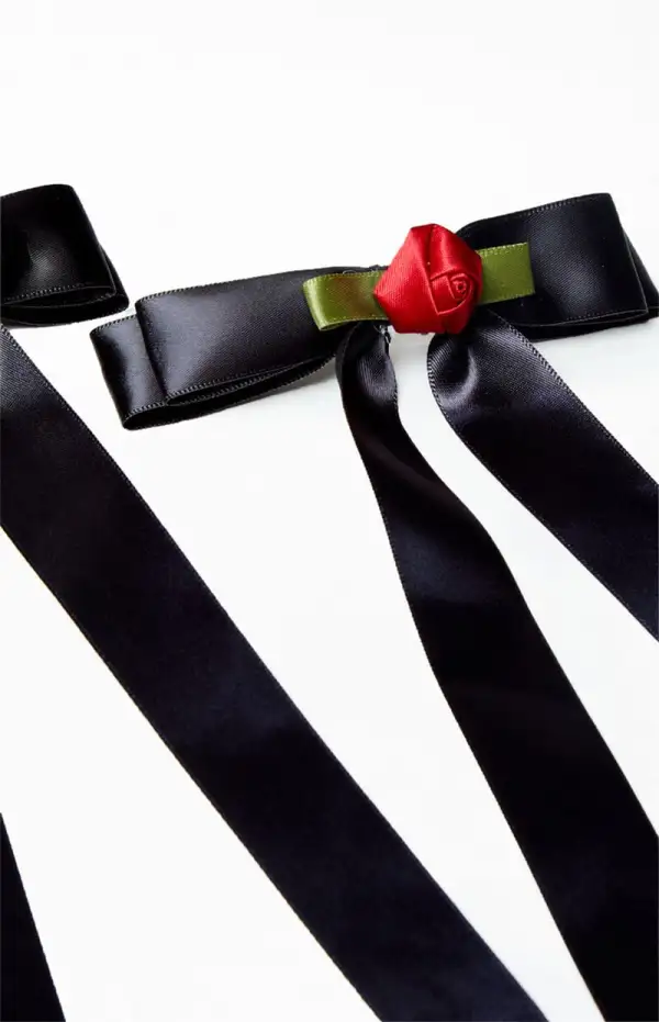 PacSun 2 Pack Rosette Satin Bow Barrette