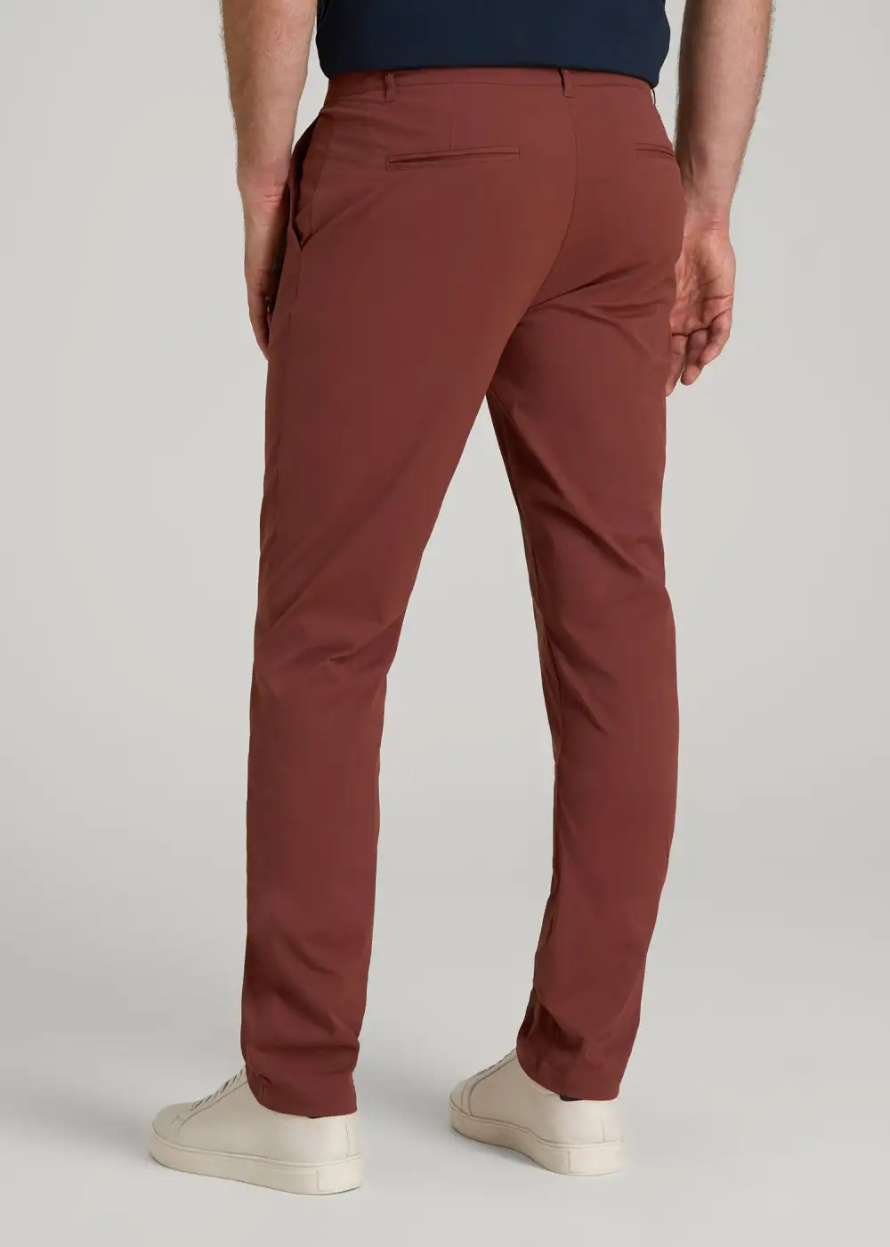 Men's Easy Fit Tapered Chino Stretch Pants