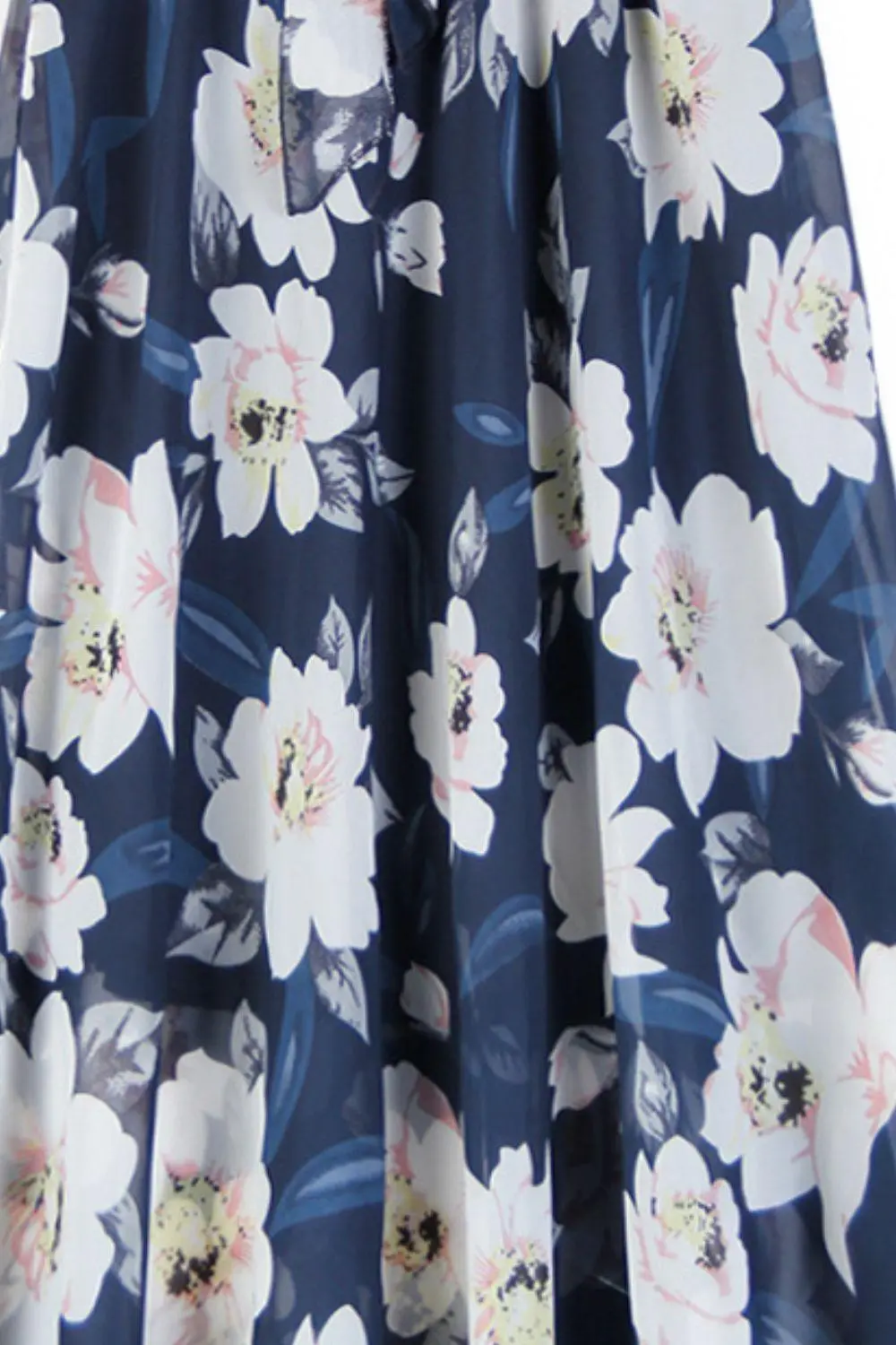 Floral Tie-Waist Skirt Maxi
