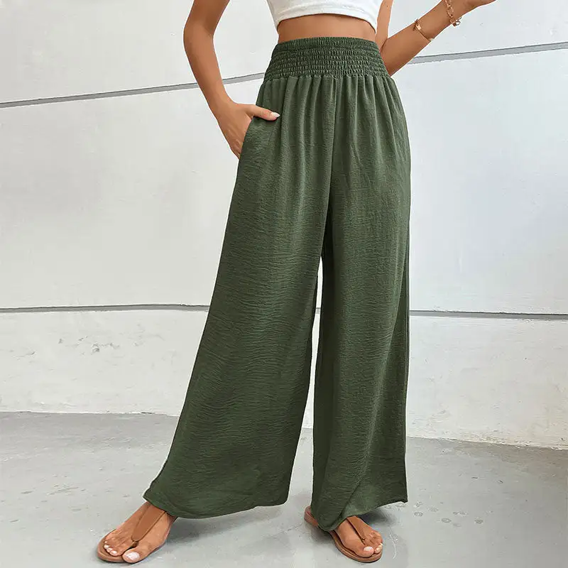 Clean Flared Wide Leg Pants