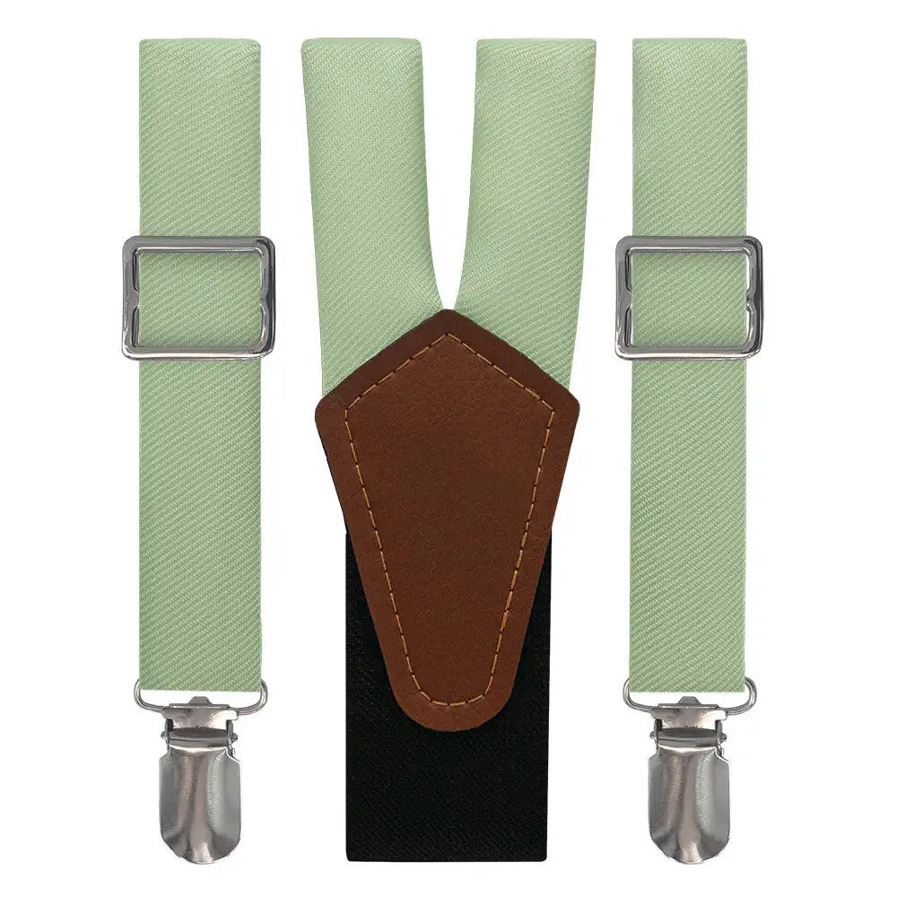 Bold Refined Solid Tone Suspenders