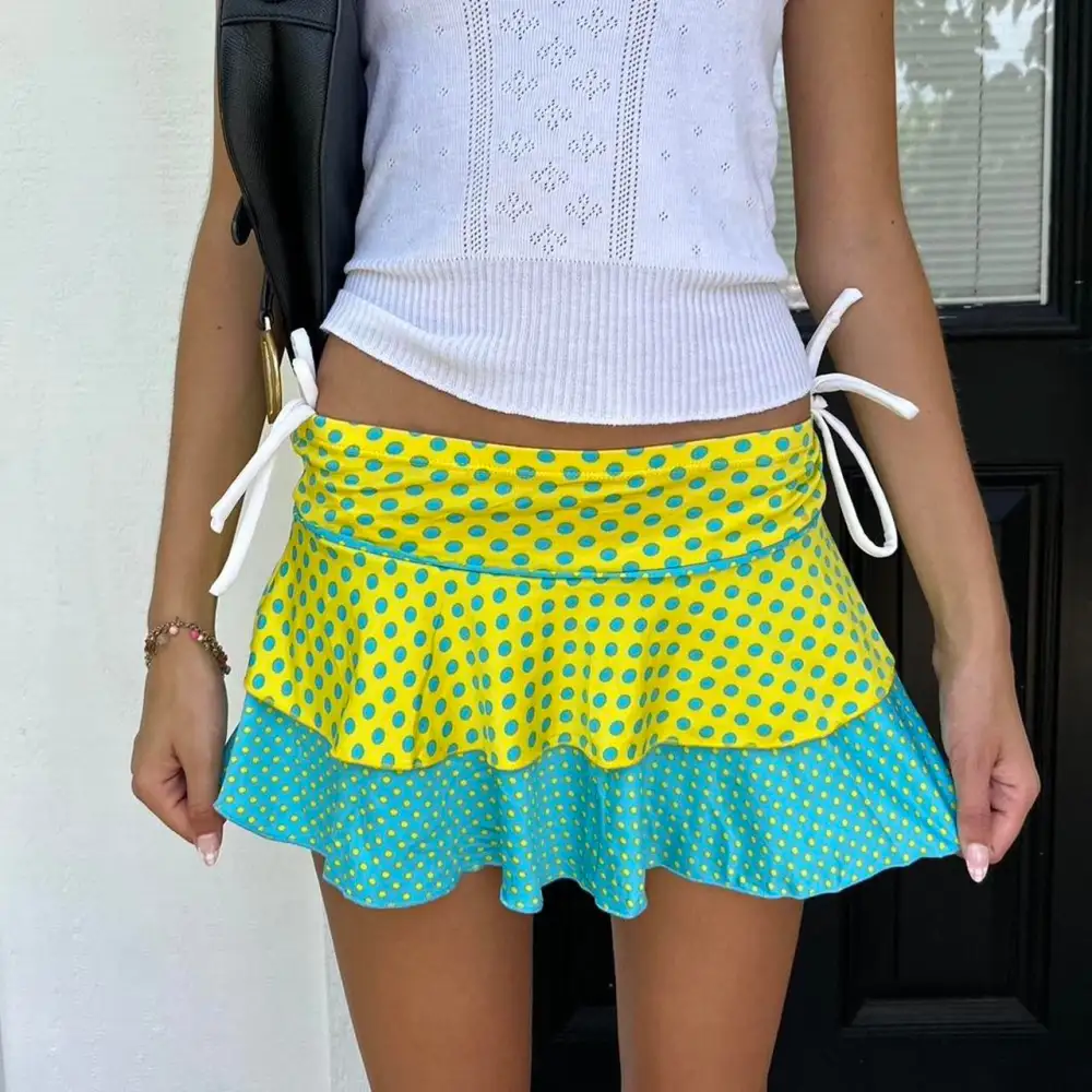 Layered Ruffle Everyday Mini Skirt