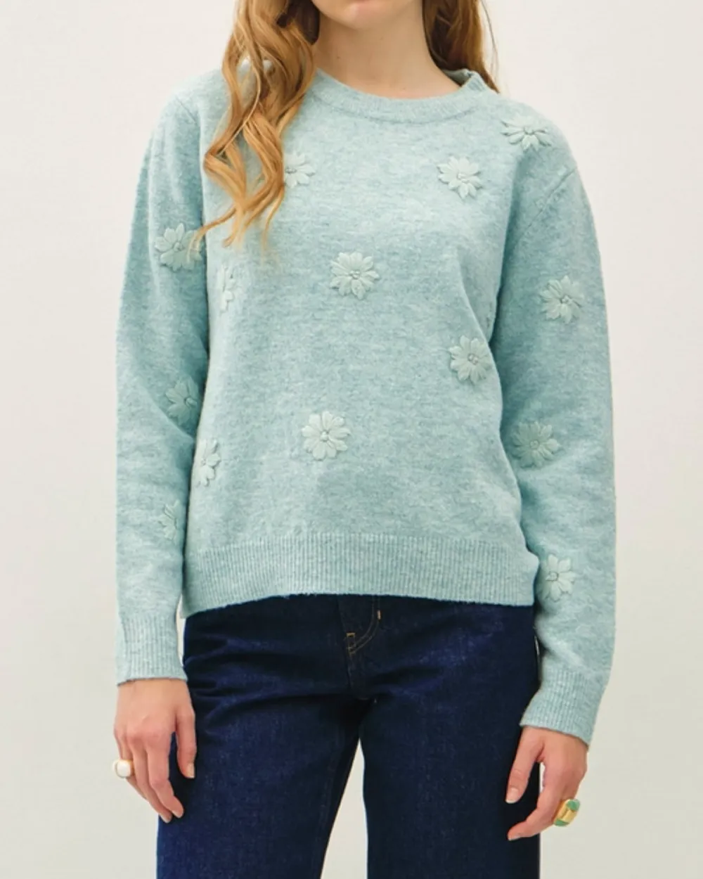 All Over Daisy Sweater