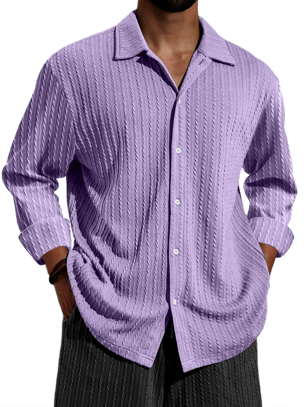 Long Sleeve Striped Shirt