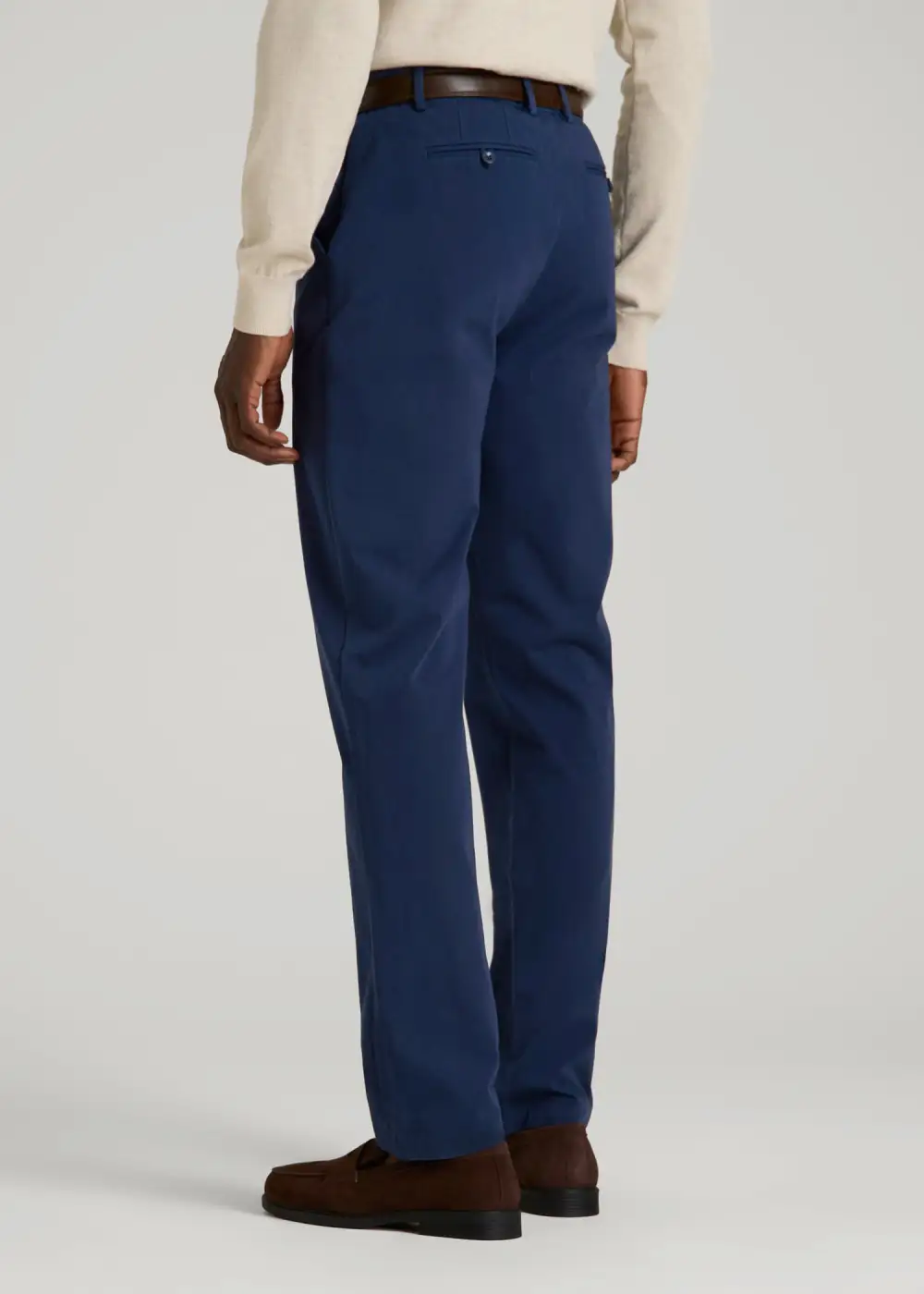 Men's Relaxed Straight Leg Chino Cotton Pants