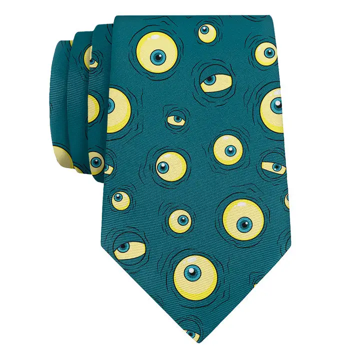 Eye Motif Necktie