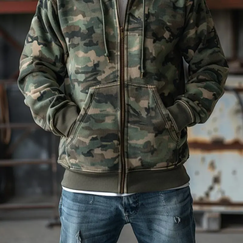 Rugged Pocket Camo Jacket