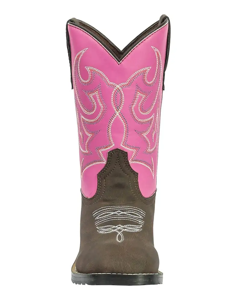 Relaxed Men's Western Boots With Stitched Shaft