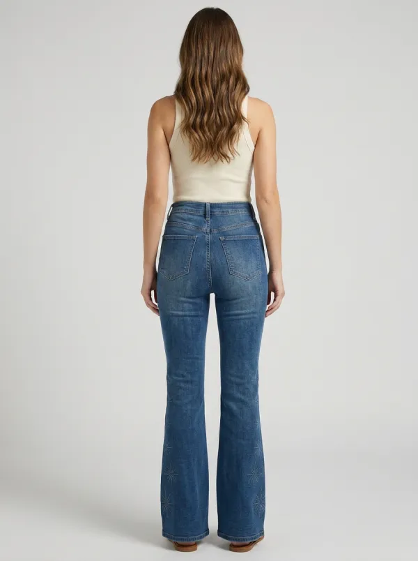 Women's High Waist Casual Denim Jeans