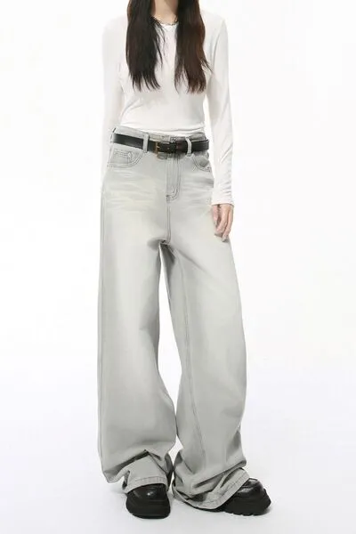 Subtle Texture Breezy Denim Jeans
