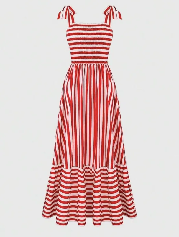 Pink Striped Dress