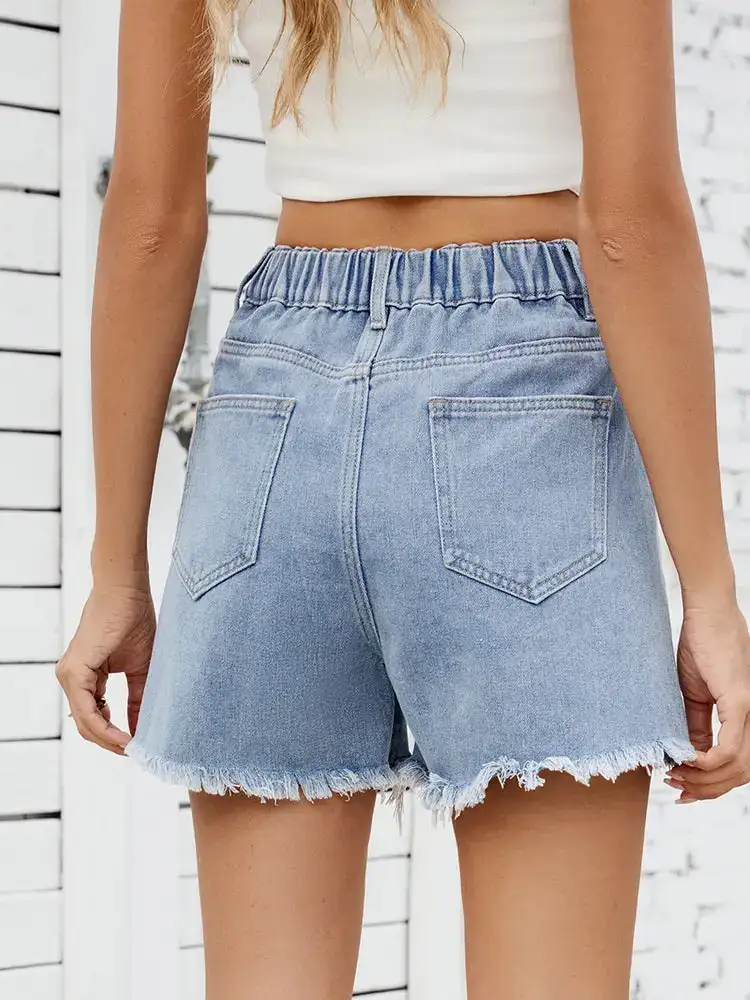 Slimming Denim Shorts