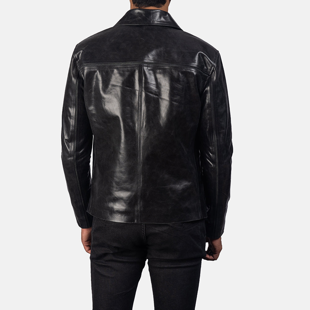 Men's Rugged Leather Jacket