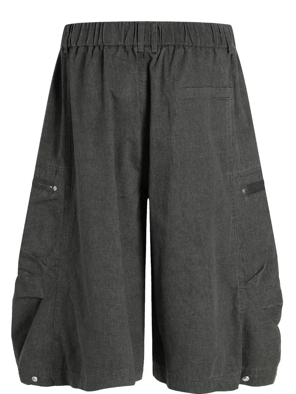 Relaxed Fit Washed Cargo Shorts