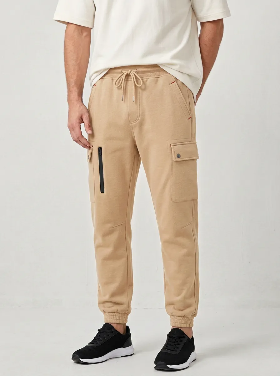 Streetwear Multi Pocket Graphic Print Collection Men's Cargo Jogger Pants