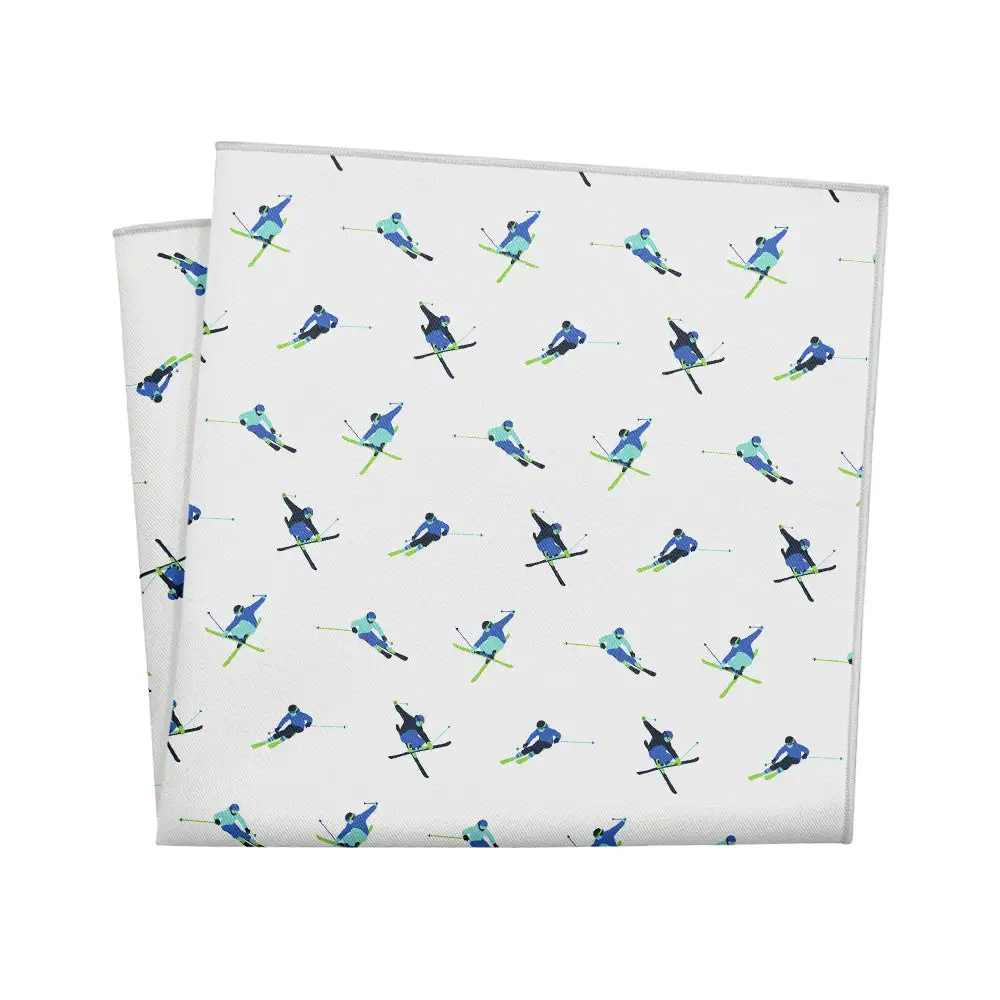 Refined Minimal Novelty Sports Motif Pocket Square