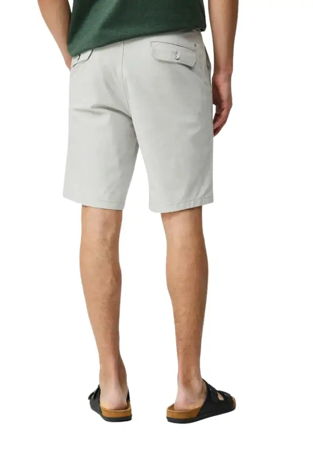 Straight Fit Welt Pocket Casual Shorts