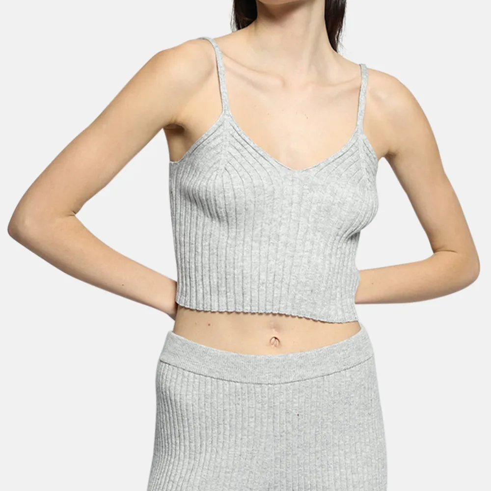 Wool Cotton Knit Tank Top