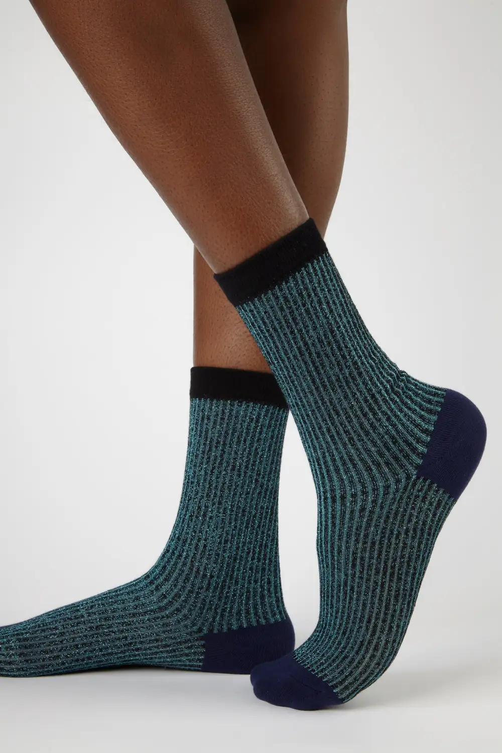 Classic Glitter Striped Socks
