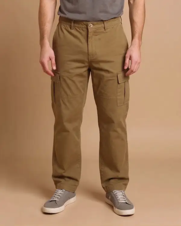 Men's Relaxed Cotton Casual Pants