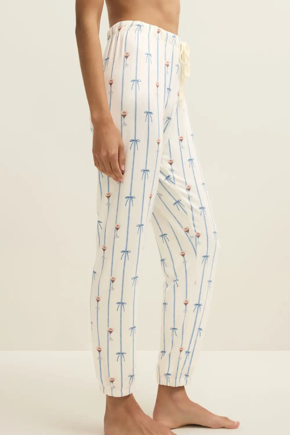 Tapered Ankle Length Pants
