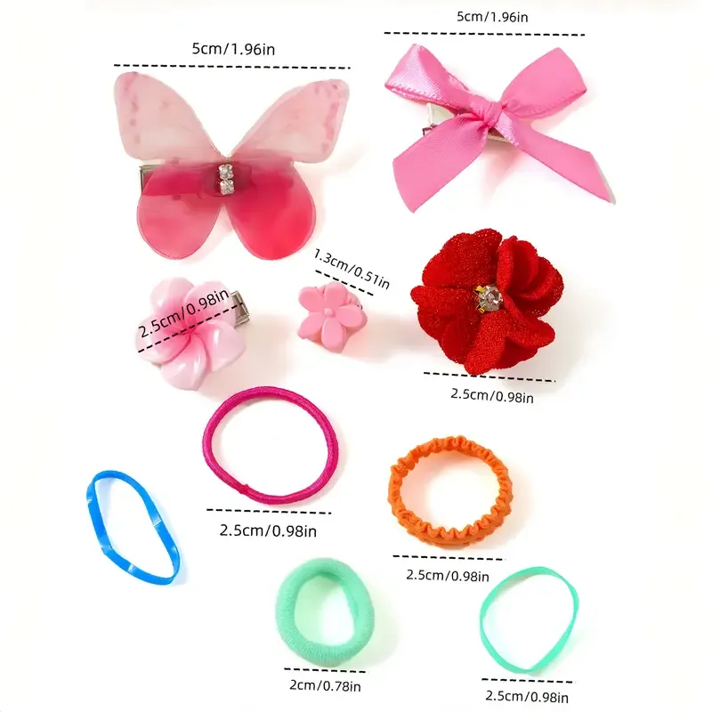 Set Combination Of Dopamine Hair Accessories