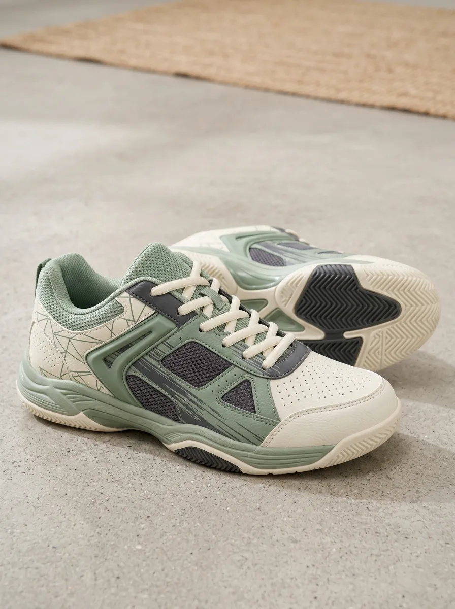 Women's Flex Geometric Pattern Printed Sneakers