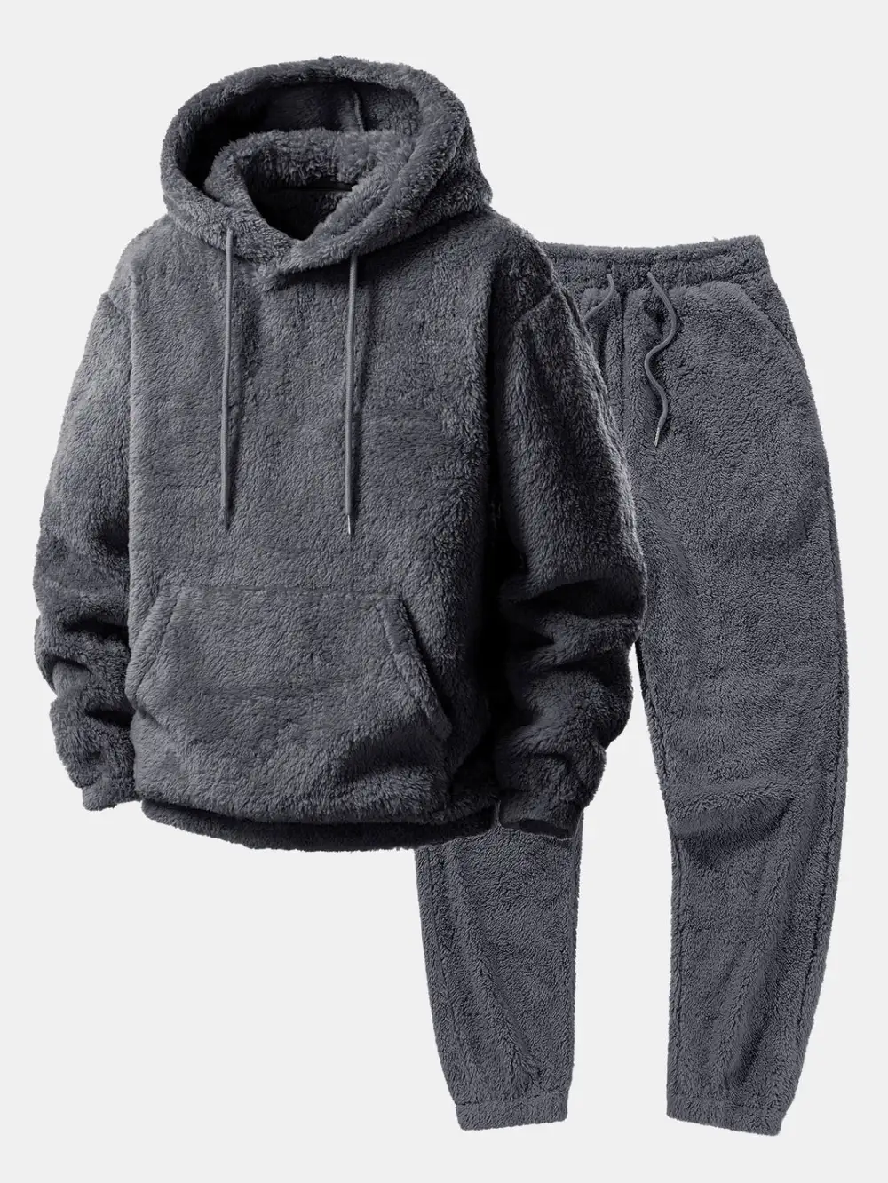 Hooded Everyday Casual Plush Set