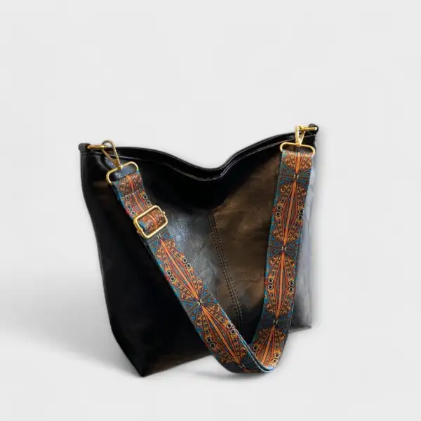 Relaxed Pebbled Leather Handbag