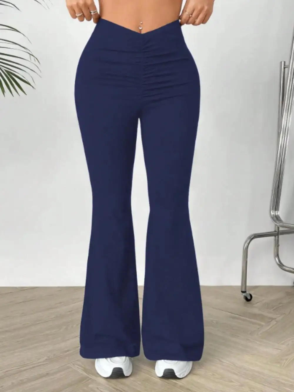 High Waisted Flared Pants