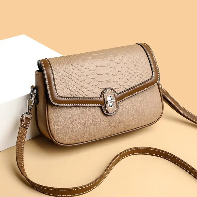 Minimal Textured Crossbody Bag