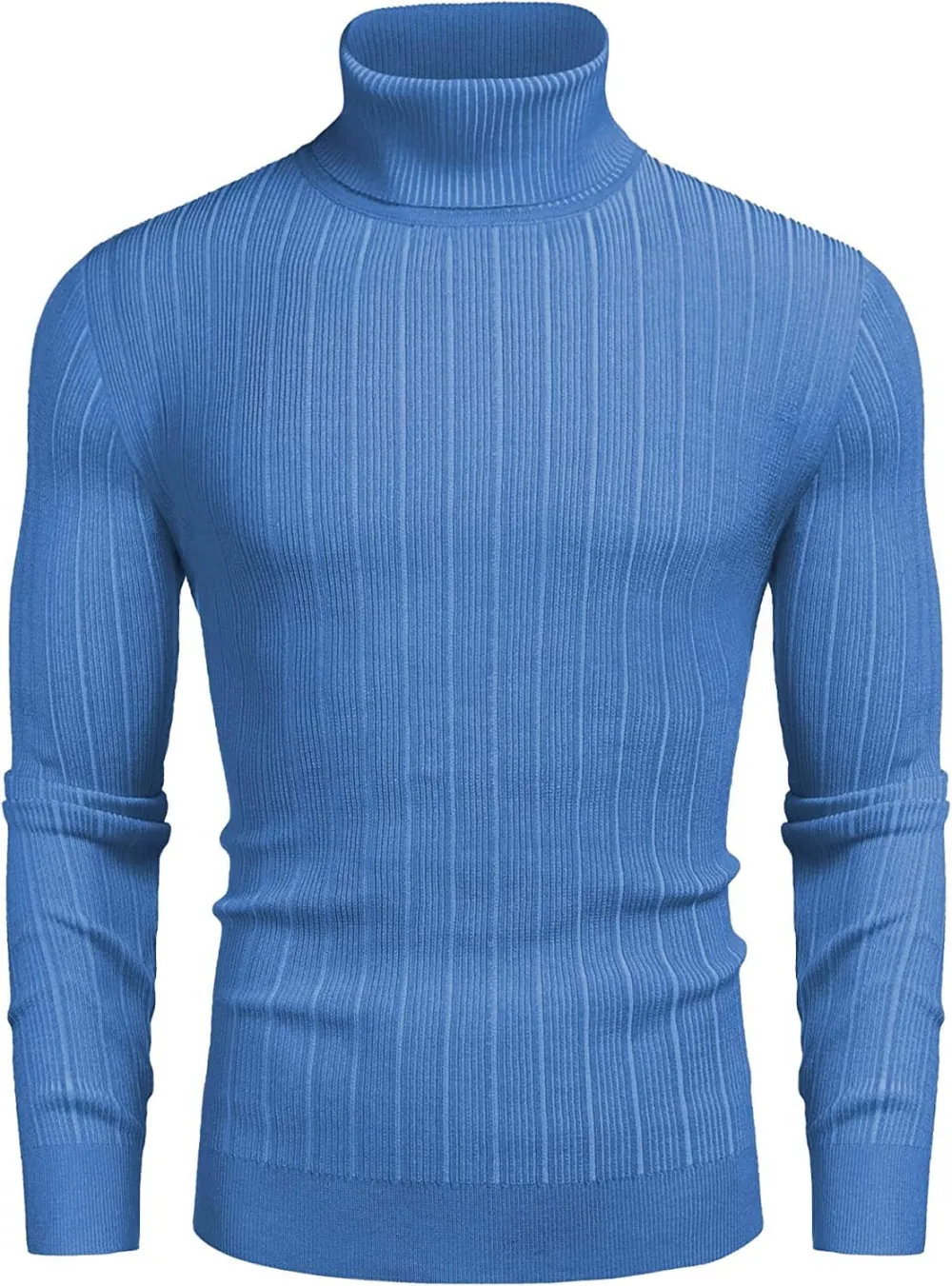 Slim Fit Knitted High Neck Pullover Sweaters Jeans