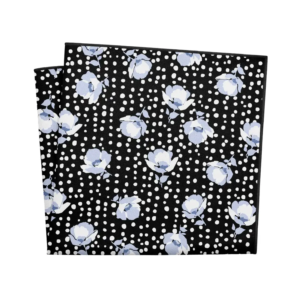 Modern Coordinated Floral Pocket Square
