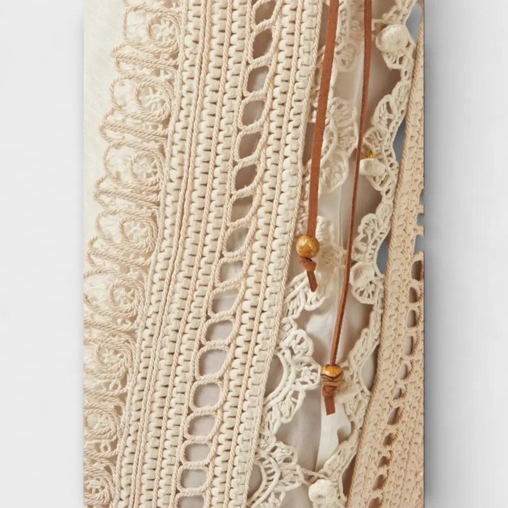 Mira Woven Hollow Organza