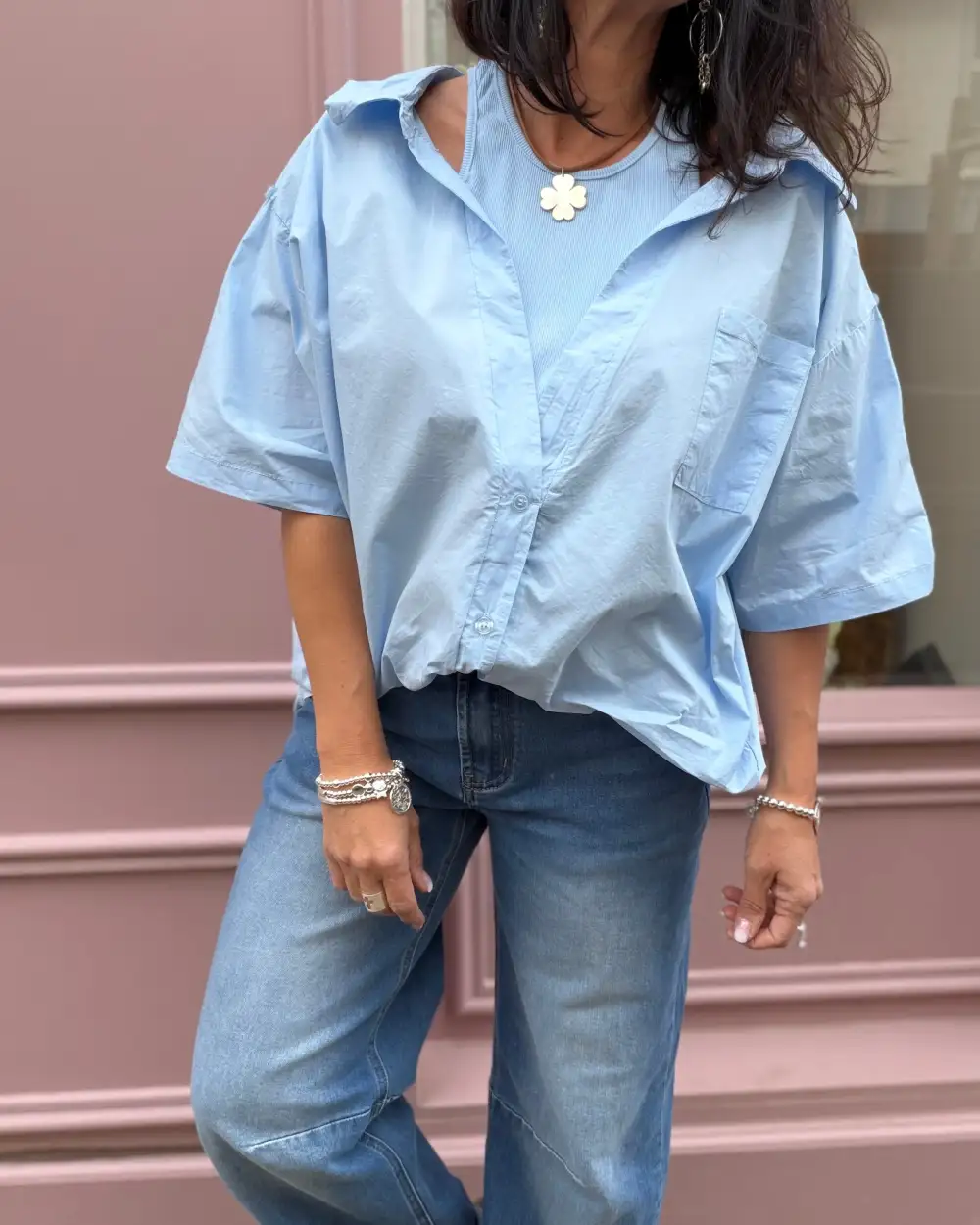Classic Relaxed Classic Everyday Blouse