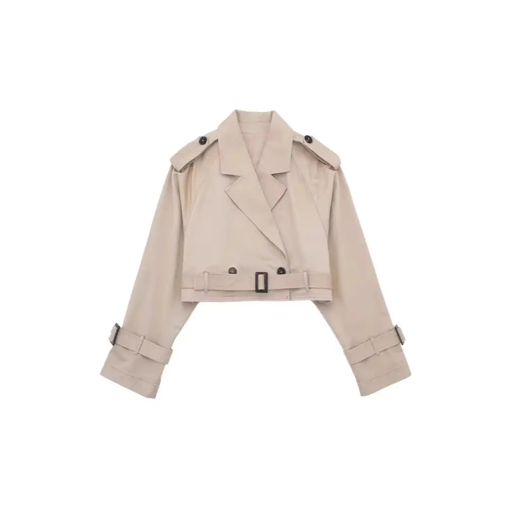 Refined Patch Pocket Trench Coat