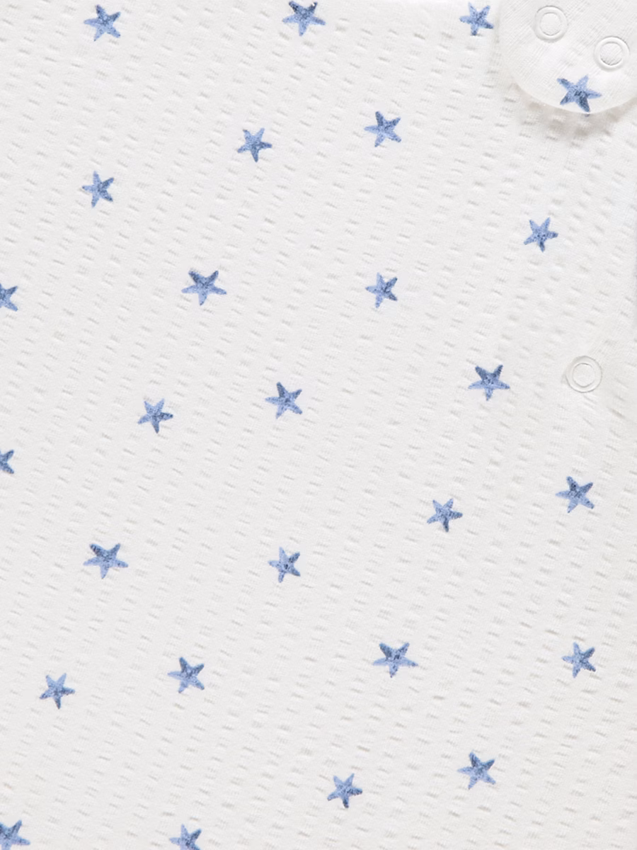 White Star Seersucker Sleeping Bag 1 Tog detail 1