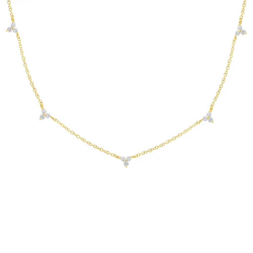 Minimal Petite Classic Diamond Necklace